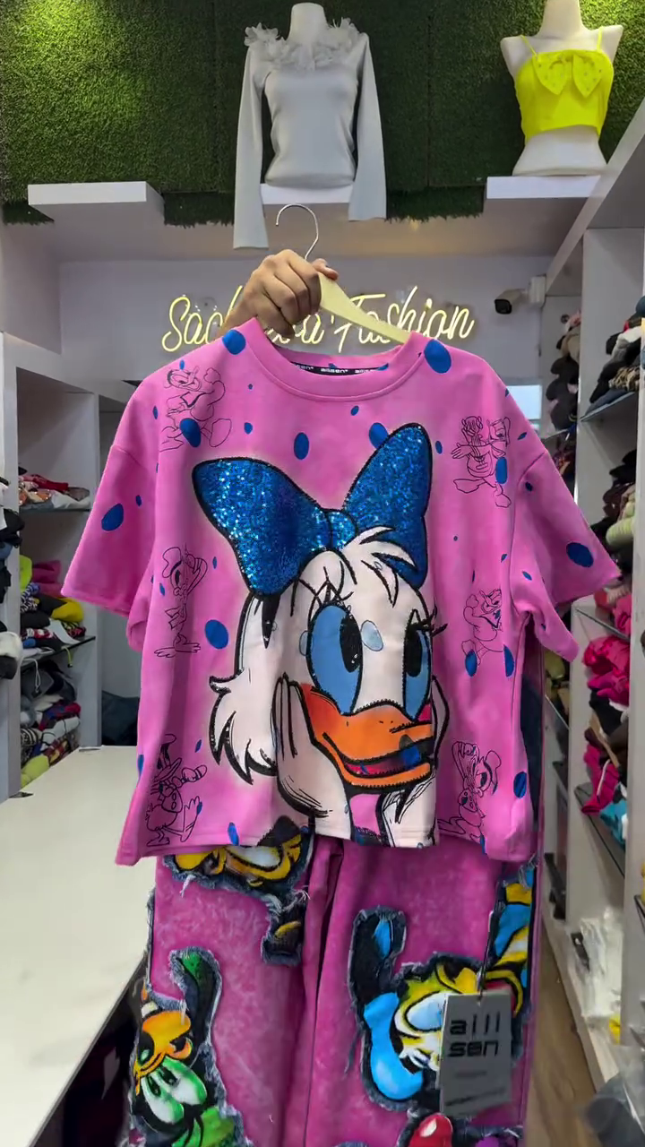 Cute Cartoon Co-ord Set – Fun & Trendy Vibes - Image 5