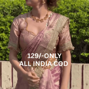 Soft Pink Traditional Silk Saree