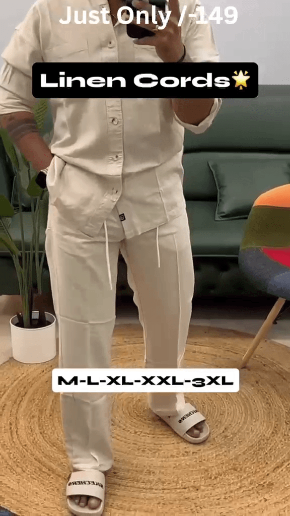 Premium Linen Co-Ord Lounge Set