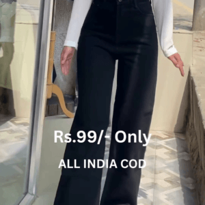 High Waist Wide Leg Baggy Jeans